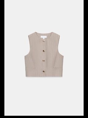 ZARA Herringbone Vest